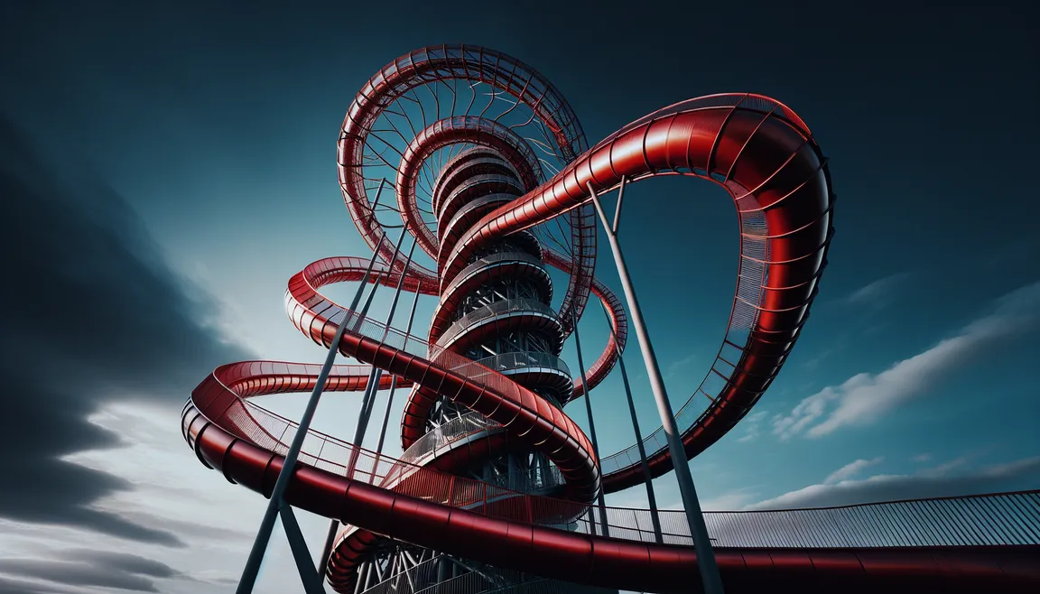 Orbit: the world's longest and tallest slide and tyrolean