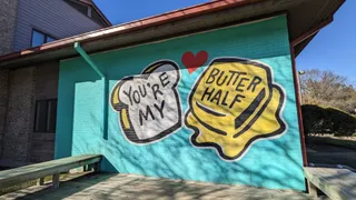 You're My Butter Half Mural