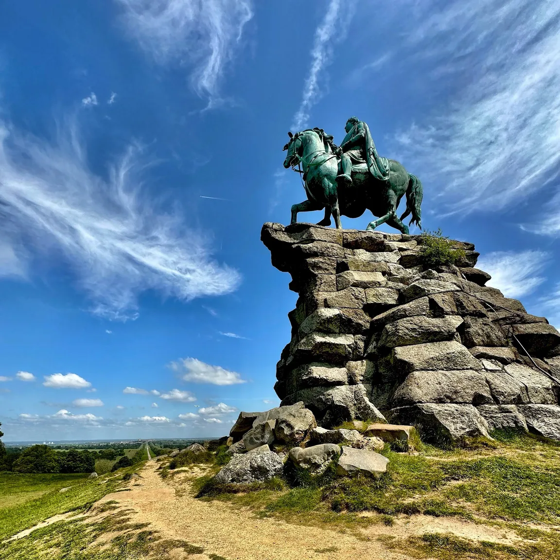 King George III & His Horse Statue