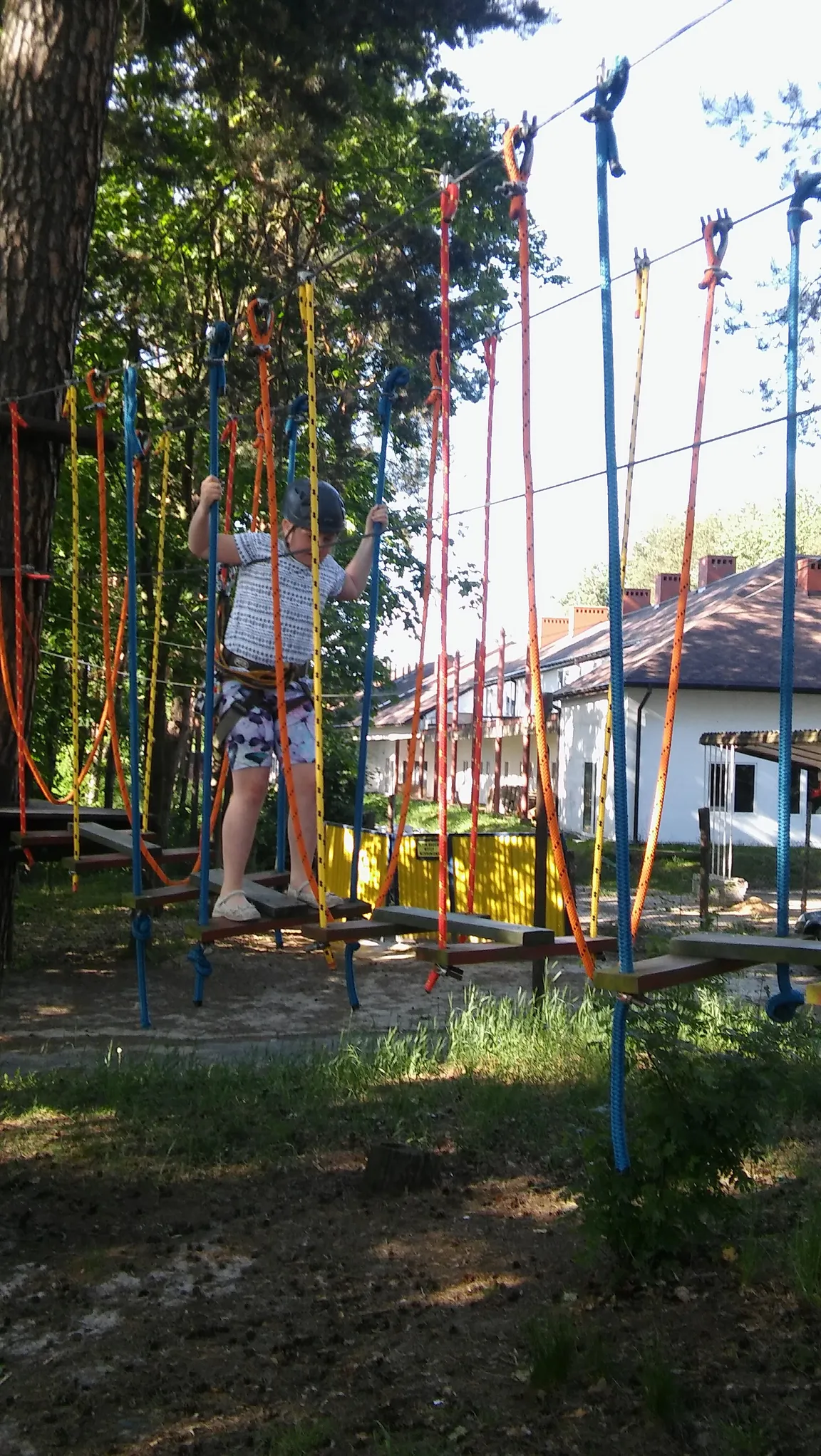 Park Linowy Nad Zalewem Zemborzyckim