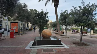 Rolling Marble Sculpture