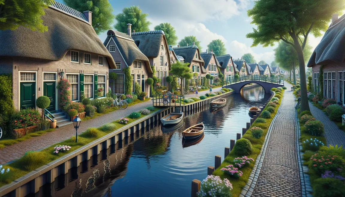 Active-Leisure in Giethoorn: touring a Dutch village by canoe or bicycle