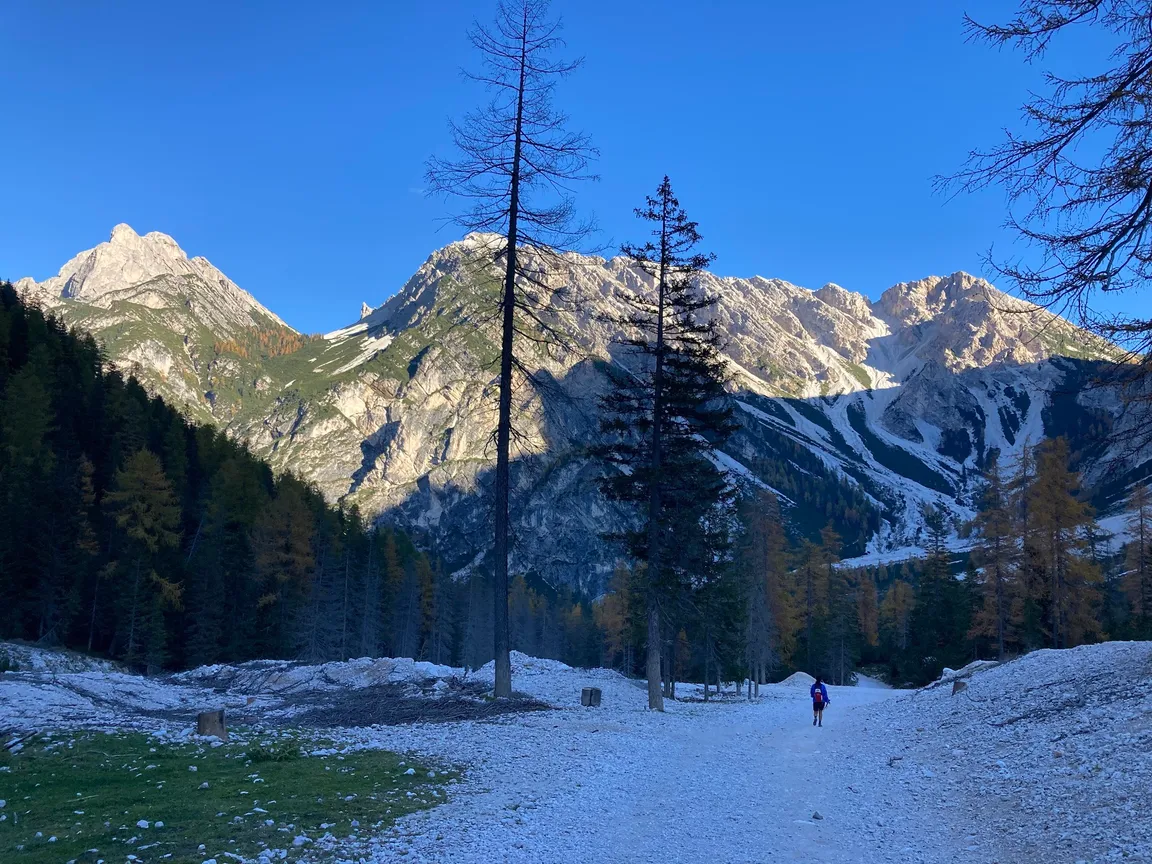 Inizio sentiero per Malga Foresta