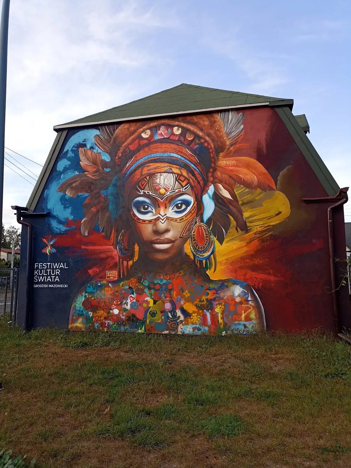 Mural "Festiwal Kultur Świata" (2023)