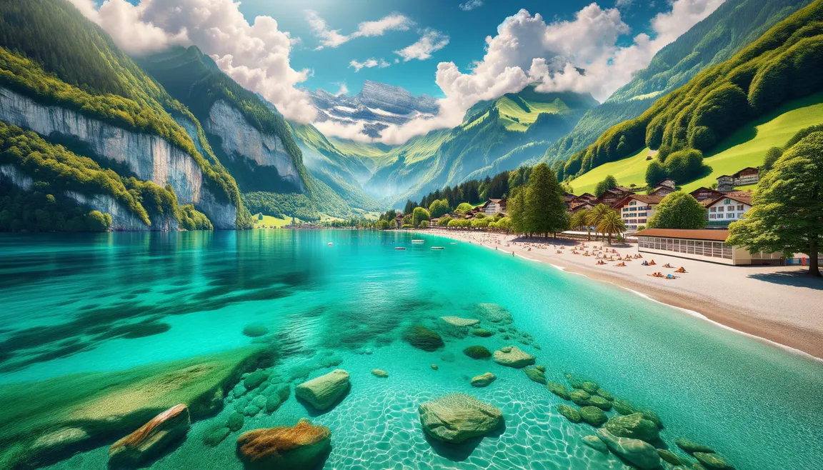 Not just mountains: the most beautiful beaches in Switzerland