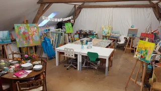Atelier ART & Weise, Monika Schiwy. Mal- und Kreativwerkstatt, Teamerlebnisse, Teamevents