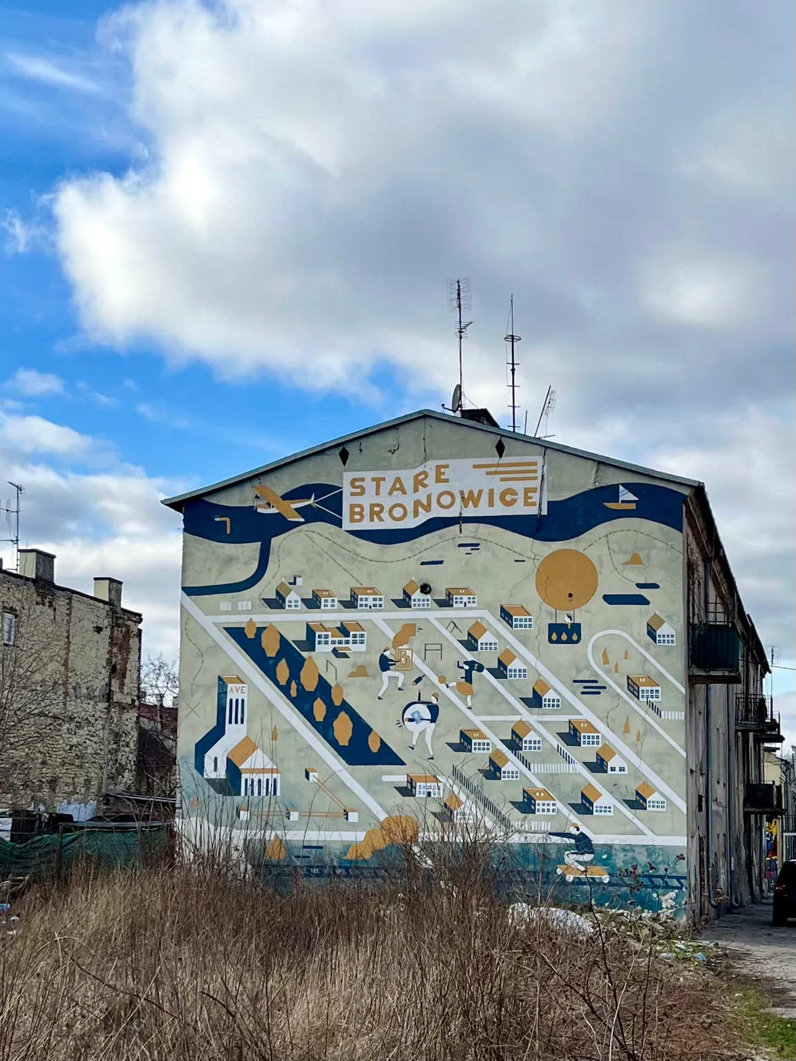 Mural "Stare Bronowice"