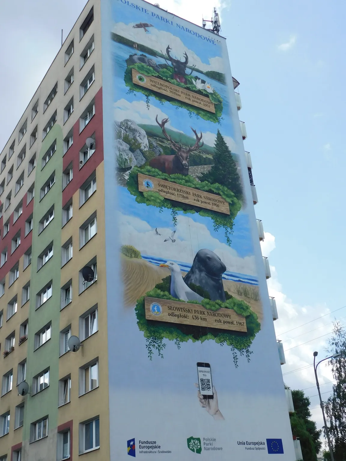 mural polskie parki narodowe