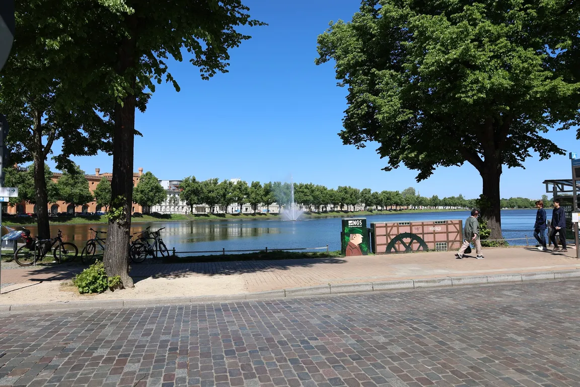 Fontäne am Pfaffenteich