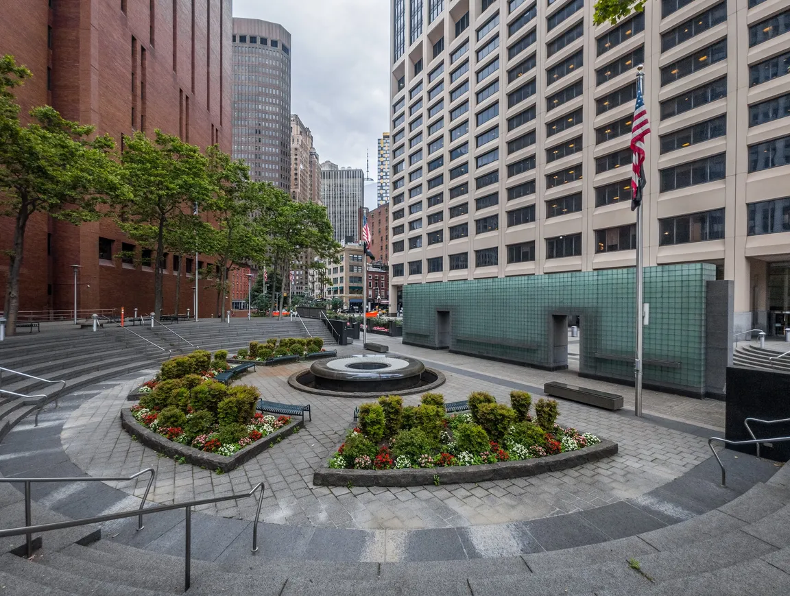 New York Vietnam Veterans Memorial Plaza Square