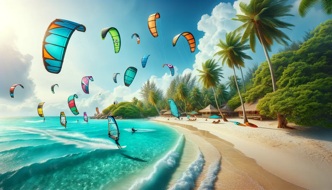 Best places to kitesurf and windsurf on Koh Pha Ngan