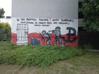 Mural "Magazyn Broni AK"