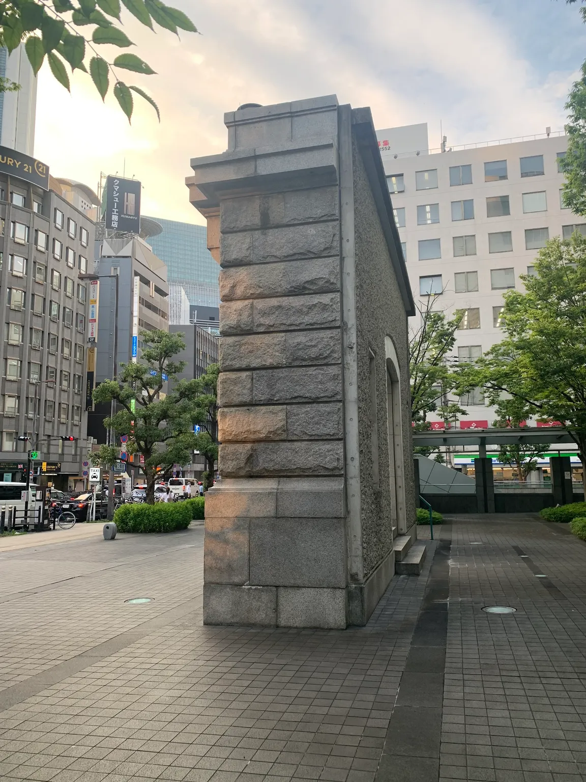 旧大阪毎日新聞大阪本社 旧社屋玄関 玄関ポーチ