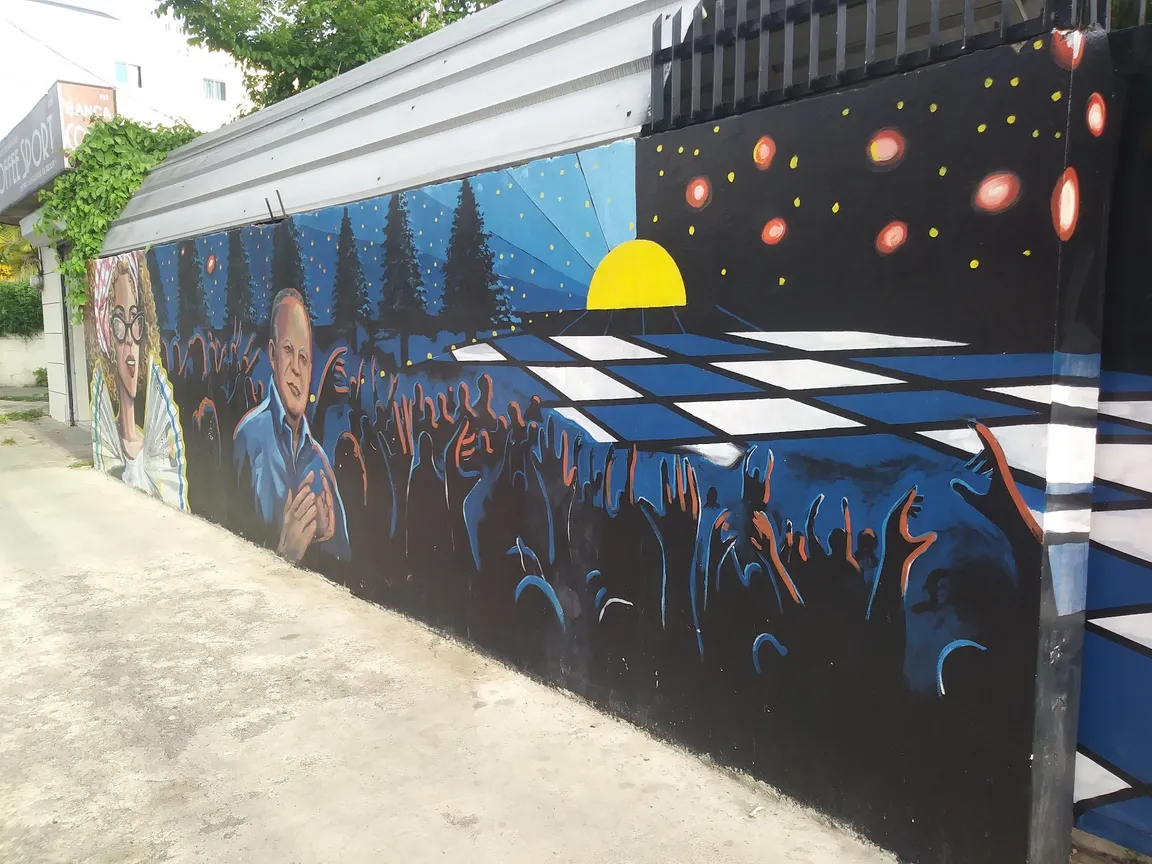Mural por la alcaldia (Fefita la Grande)