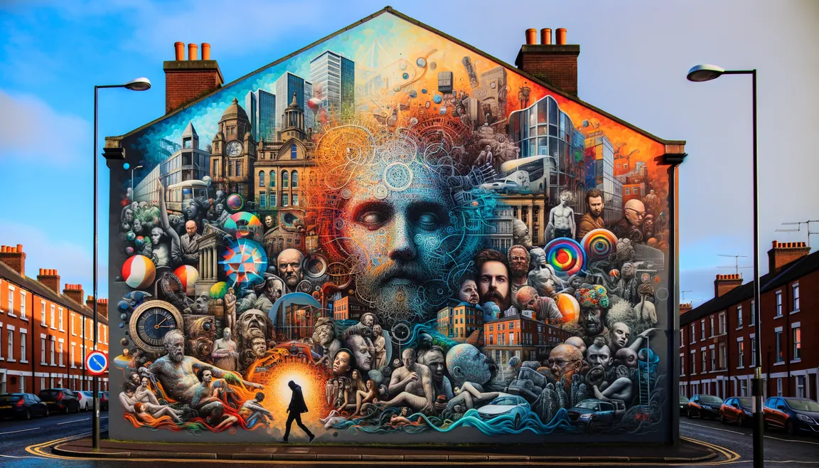 Street art in Belfast: discover the city's artistic soul