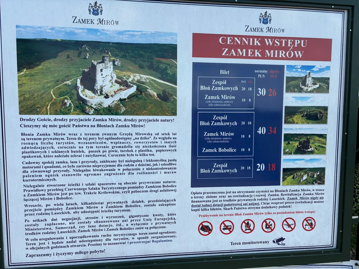Ruiny Zamku w Mirowie