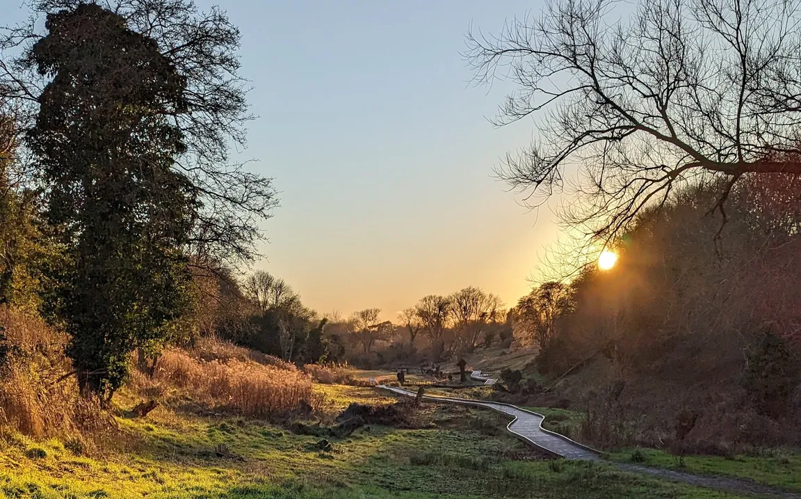 Lye Valley path