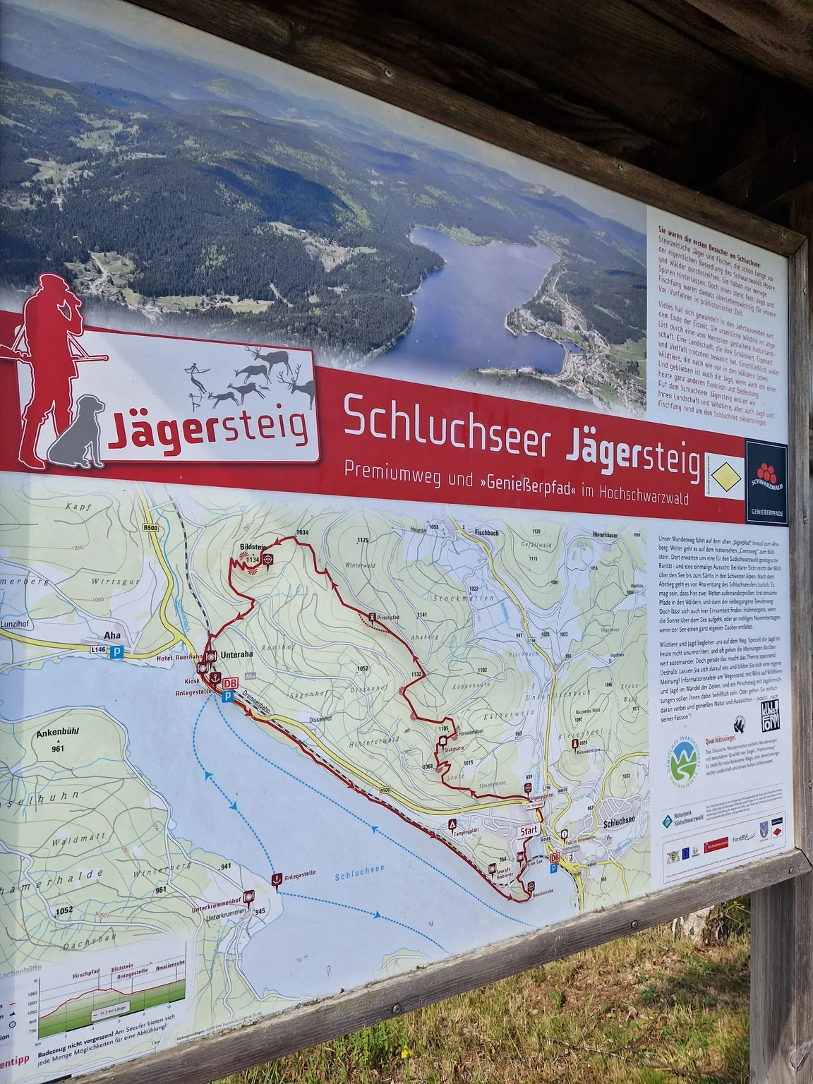 Eingang Schluchseer Jägersteig