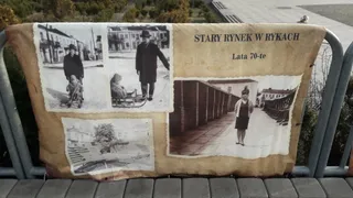 Lokalna wystawa historycznych zdjęć Starego Rynku