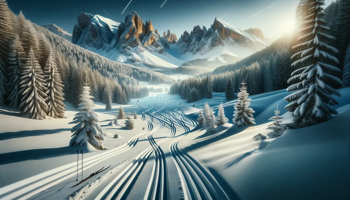Cross-country skiing route in Moena: a guide for active travelers