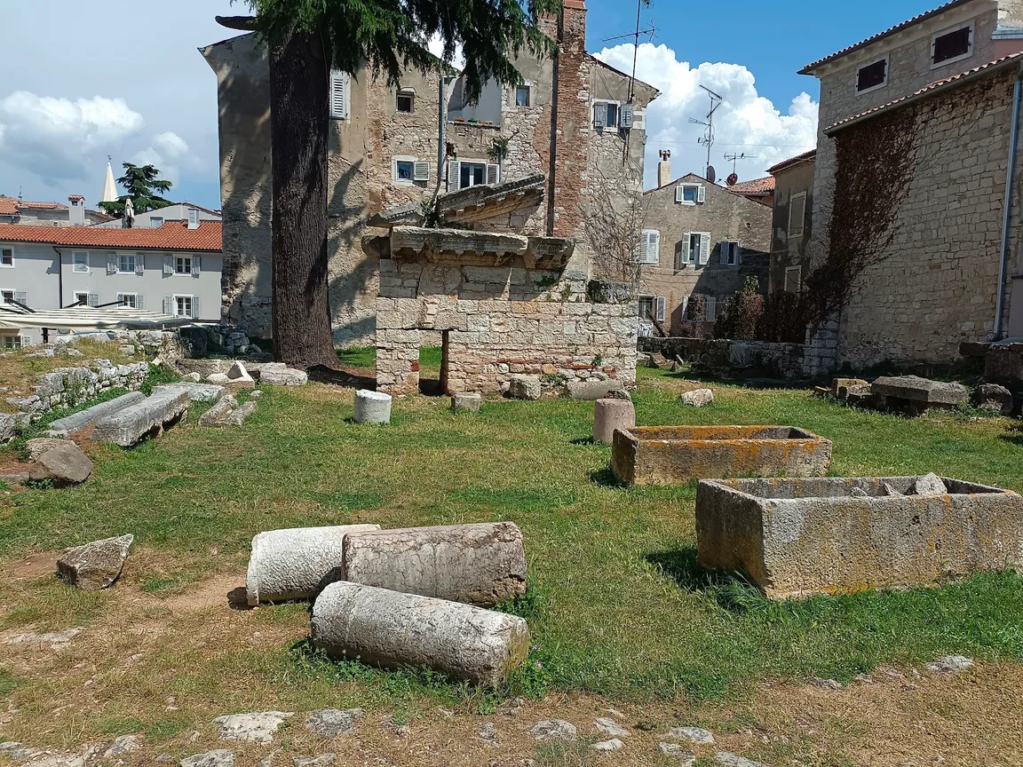 Temple to Neptune Remains (Ancient Parentium)