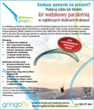 GringoFly loty paralotnią