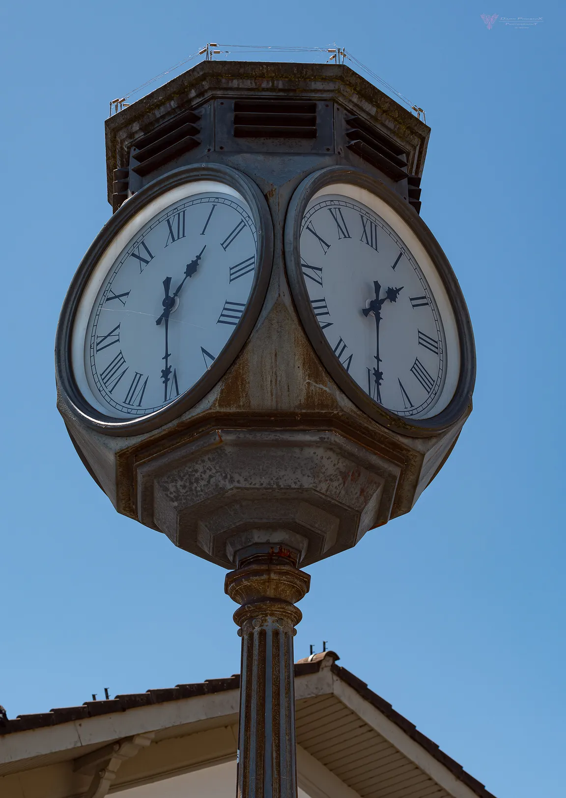 Historische Hafenuhr