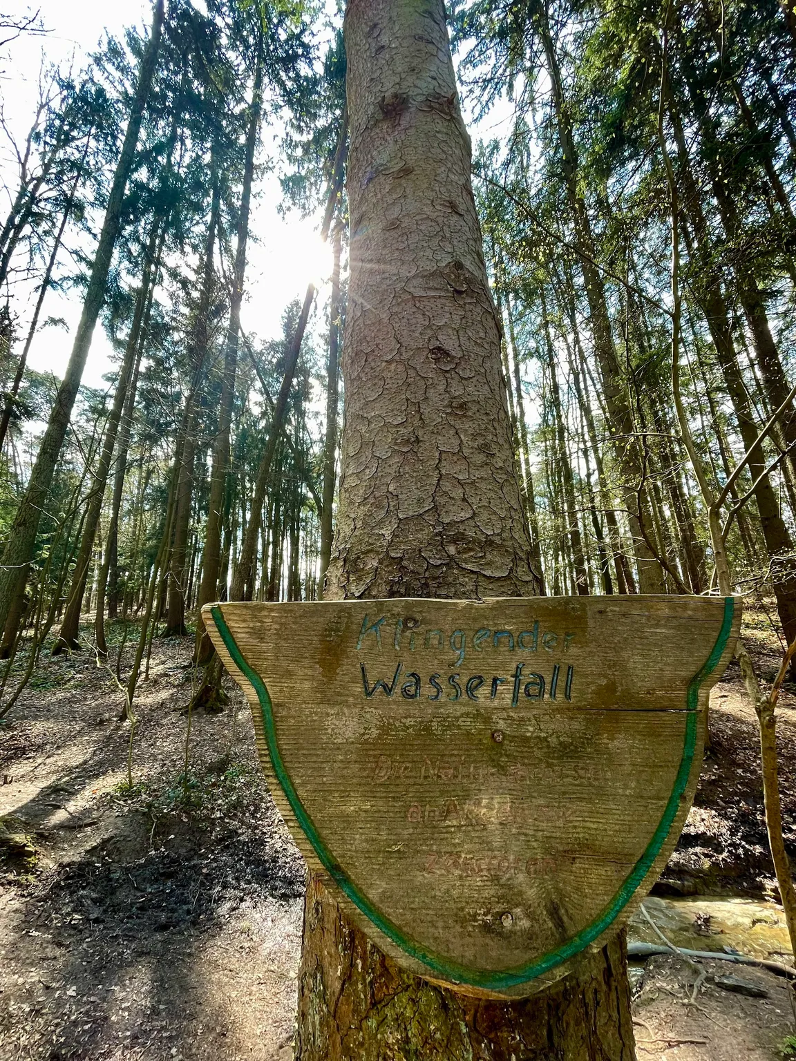 Klingender Wasserfall