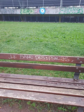 Banc en face d'Arte