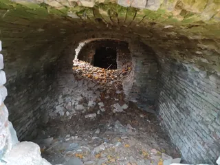 Ruiny Pałacu Łubieńskich z 1820 roku