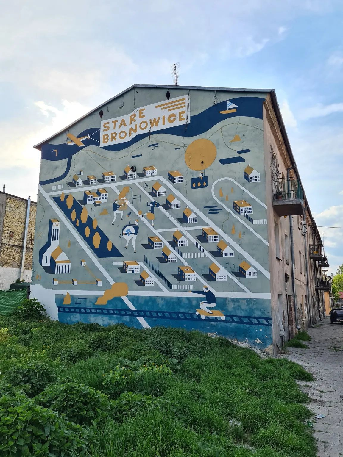 Mural "Stare Bronowice"