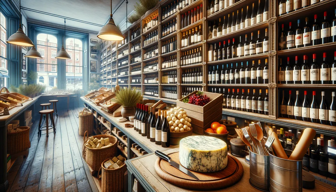 Valentina Deli: if you're in London stop by for dry gorgonzola and honey ice cream and a glass of wine