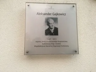 Płyt Pamiątkowa Aleksandra Gajkowicza