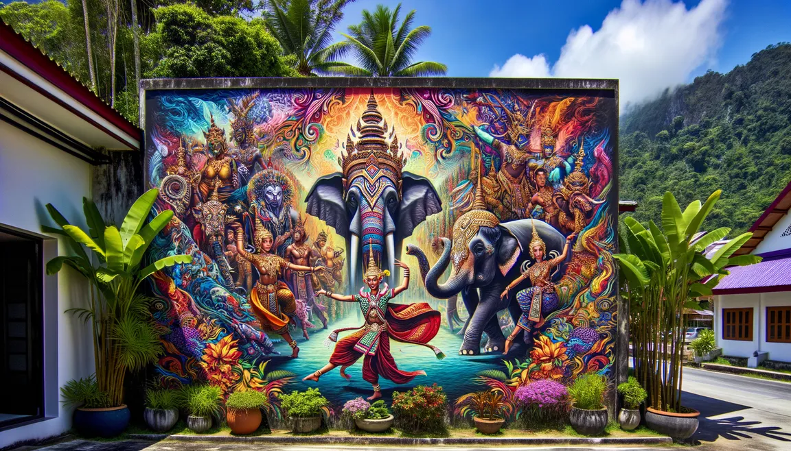 Street art: the most beautiful murals in Thai Krabi