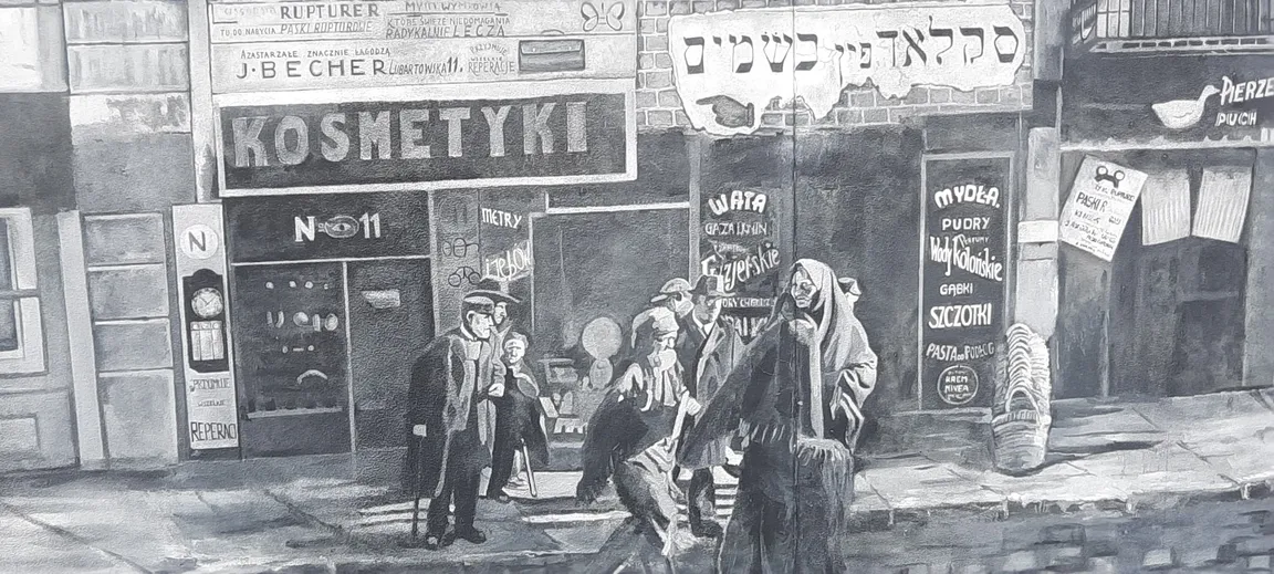 Mural "Lublinie, moje święte miasto"