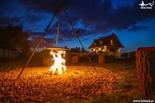 Friland - drewniany domek z sauną świętokrzyskie