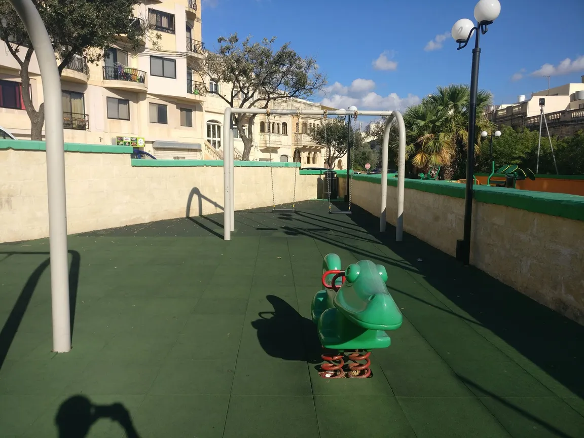 Playground & adult fitness area