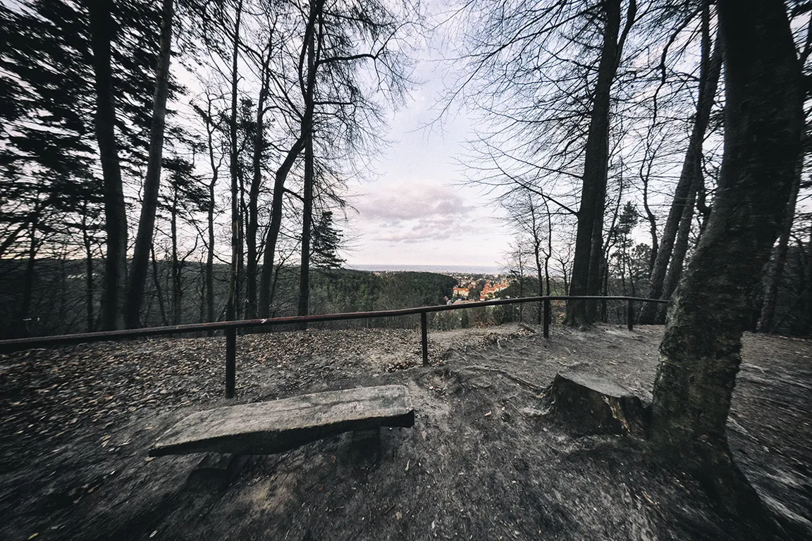 Punkt widokowy na "Glinnej Górze"