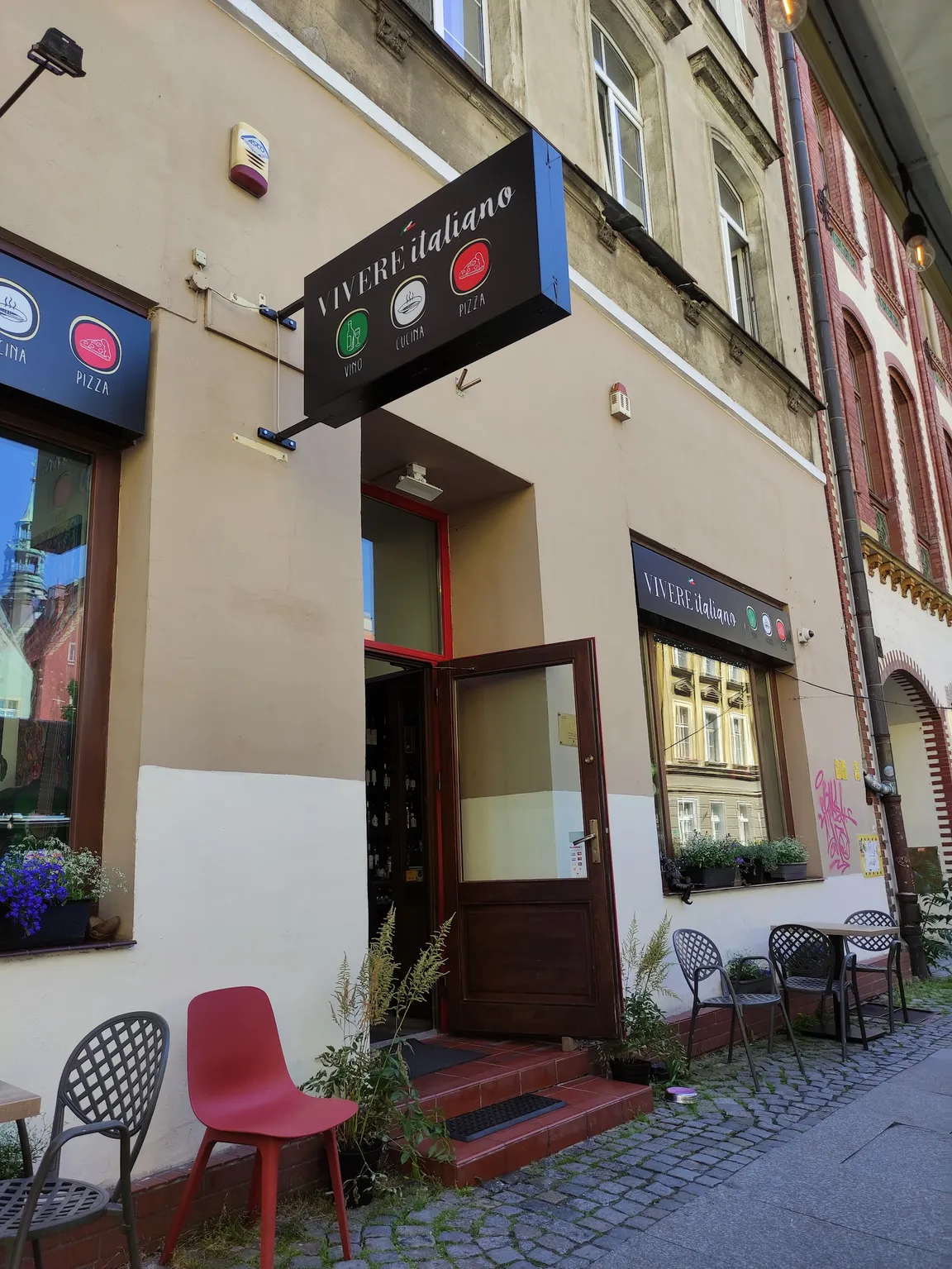 Vivere Italiano restauracja włoska Wrocław l pizza gluten free l wino Wrocław