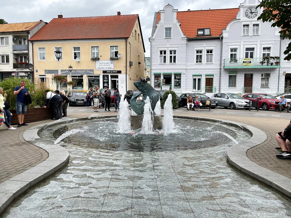 Rynek w Mikołajkach