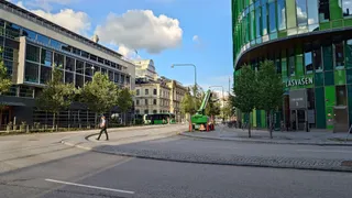 Glasvasen