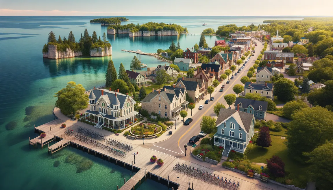 On pristine Mackinac Island in the US, no car has driven since 1898