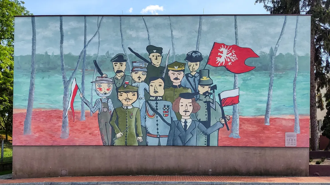 Mural Powstańczy (projekt i wykonanie: Grupa MUR·ALL)