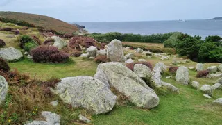 Bant's Carn Burial Chamber and Halangy Down Ancient Village