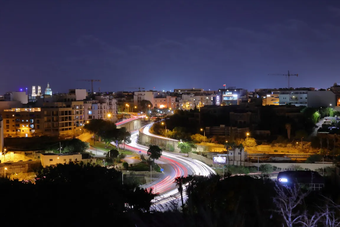 Panoramic View of Valletta and Sunrise