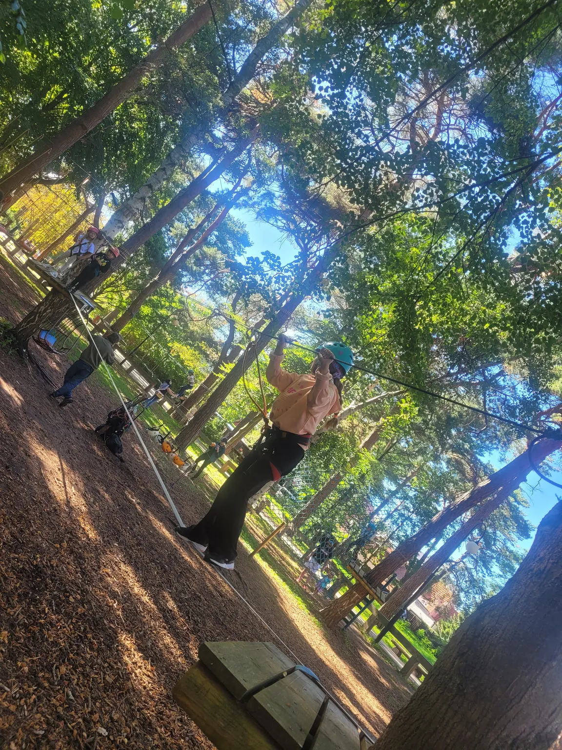 Park linowy dla dzieci