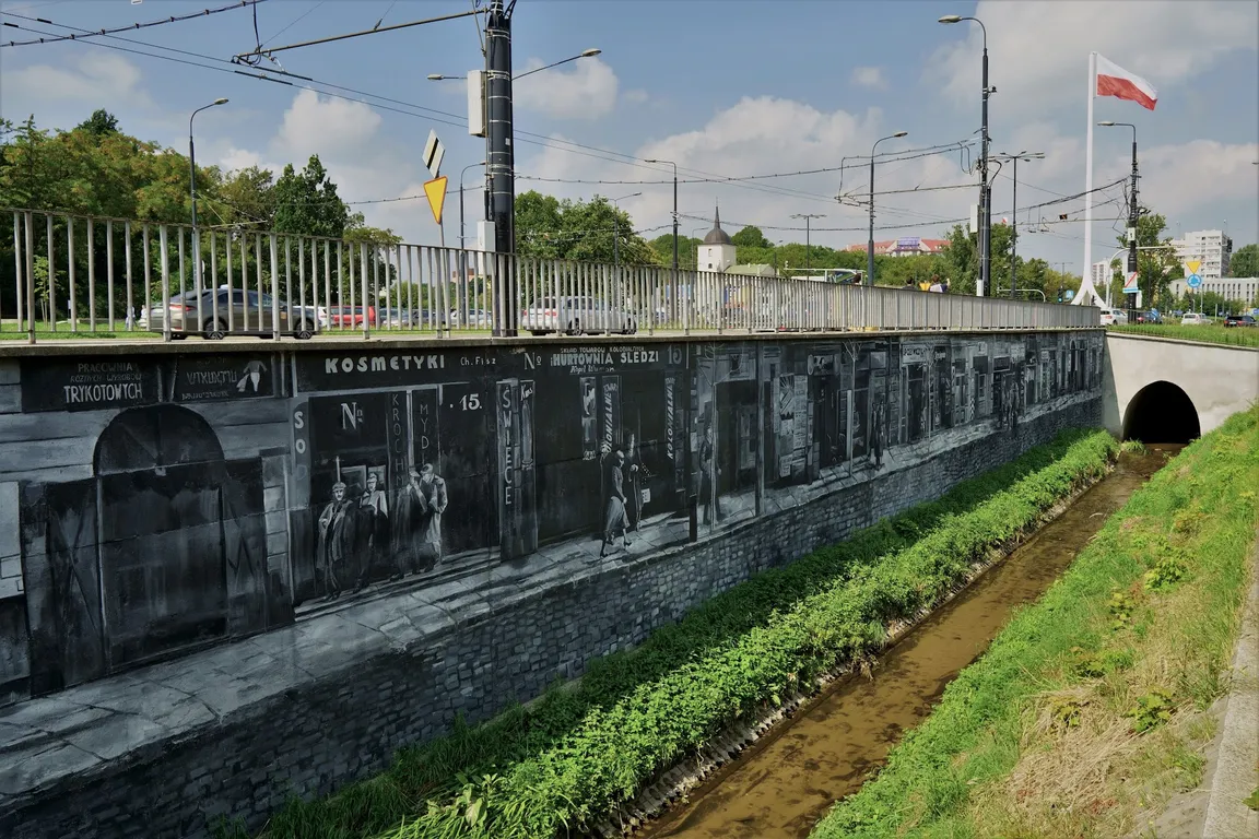 Mural "Lublinie, moje święte miasto"
