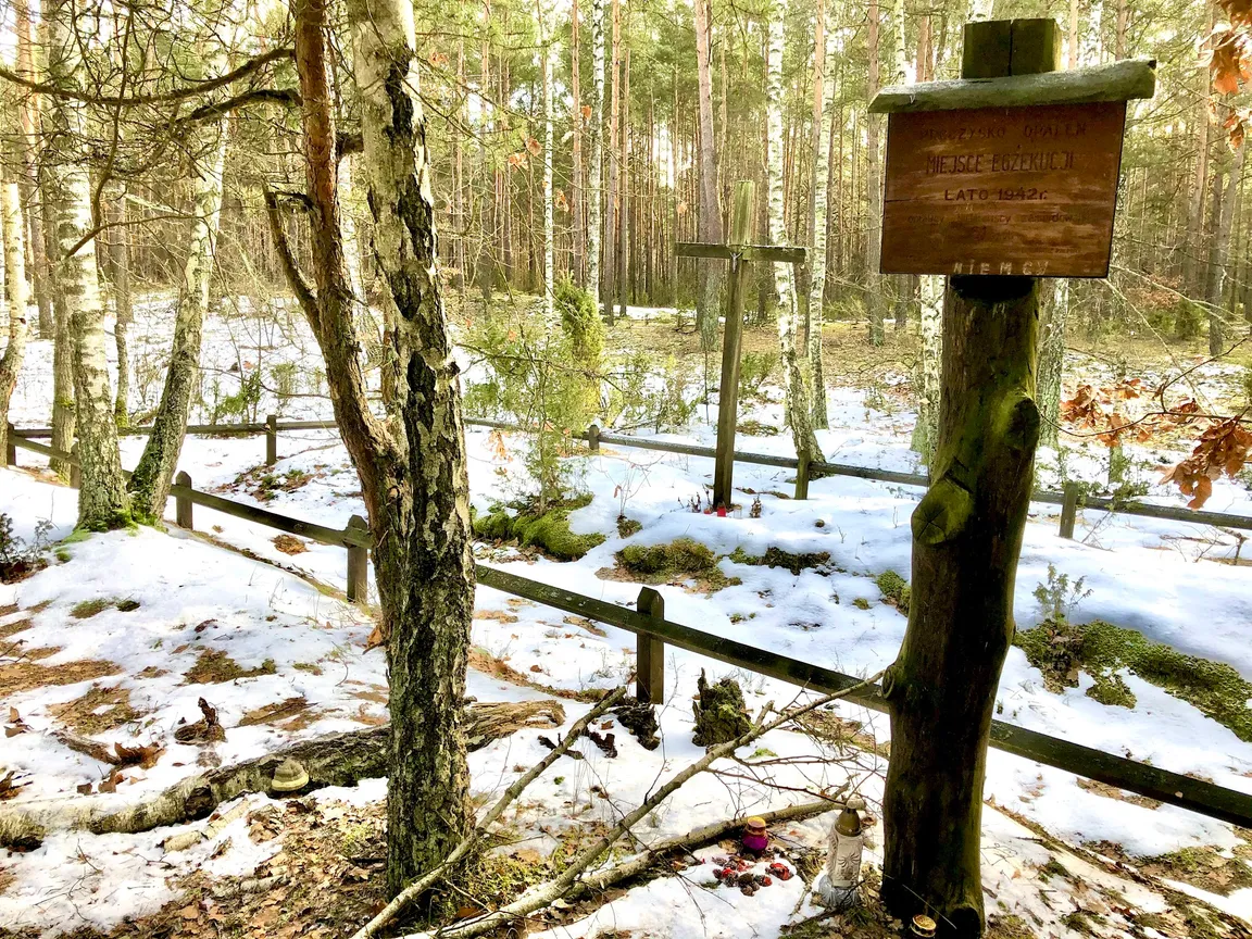 Miejsce egzekucji - uroczysko Opaleń