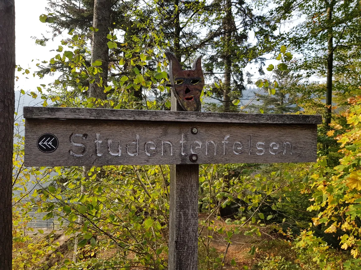 Aussichtsplattform Studentenfelsen