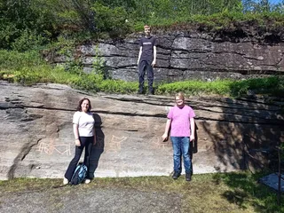 Ancient rock carvings
